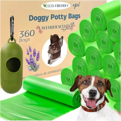 Zdjęcie produktu dla woreczki worki na psie odchody kupy biodegradowalne 360 sztuk+ etui