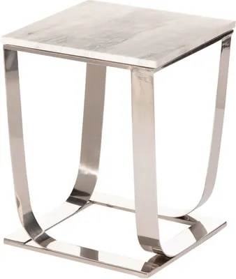 Obrázok produktu pre Mramorový príručný stolík Meris 46 cm