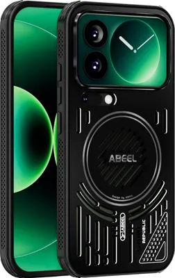 Produktbild von Magnetische Hülle für Xiaomi 17 Pro Aluminium Stoßfestes Schutzhülle mit Wärmeableitung Schwarz