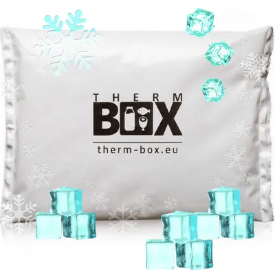 Produktbild von THERM-BOX Profi Kühlakku für Kühlbox Set 50 Stück Groß 450g Wiederverwendbar Kühlpad Kühlpack Kühlbeutel Kühlkissen