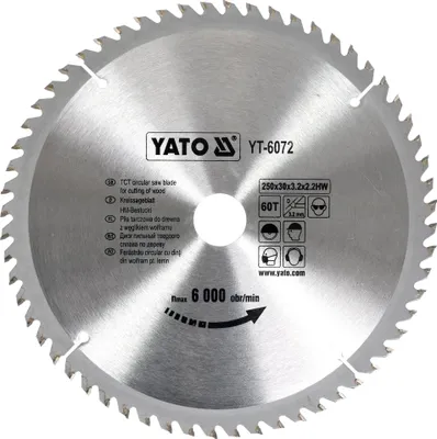 Obrázok produktu pre Karbidový pílový kotúč 250x30mm 60Z