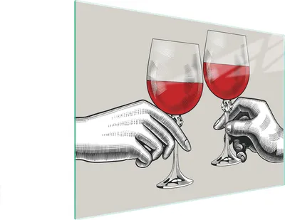 Produktbild von Elegantes Glas-Schneidebrett 40x30 cm in Weinrot zum Schneiden und Servieren