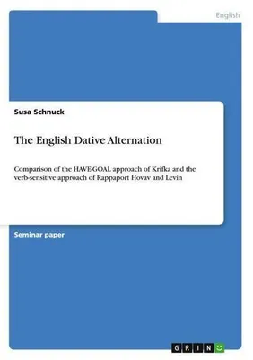 Produktbild von The English Dative Alternation