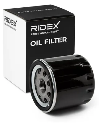 Produktbild von Ölfilter RIDEX 7O0065 Anschraubfilter für FIAT PANDA (169) 500 (312) GRANDE PUNTO (199) PUNTO (188) für AUDI A6 Limousine (4B2, C5)