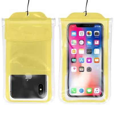 Produktbild von IPX8 Wasserdichte Handyhülle für 7'' Smartphones, by Baseus – Gelb