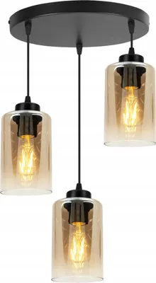 Produktbild von Deckenlampe Hängelampe Plafond Kronleuchter Loft elegant mit Glasschirmen