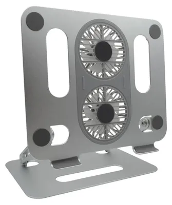 Produktbild von RealPower FanStand 1,Notebook/Tablet Stand mit Fan und RGB