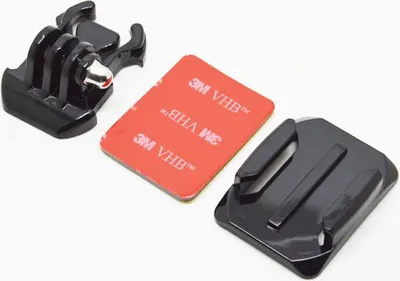 Produktbild von vhbw Montageplatte kompatibel mit Garmin Virb Elite E2GR, Elite HD 1.4, Action Camera, Elite E1GR Actioncam - Selbstklebend, für Diverse Oberflächen