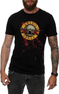 Produktbild von Guns N Roses - T-Shirt für Herren/Damen Uni RO1266 (L) (Schwarz)