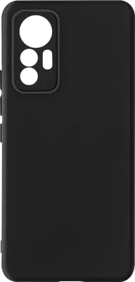 Image de Avizar, coque en silicone semi-rigide pour Xiaomi 12 Lite, noire