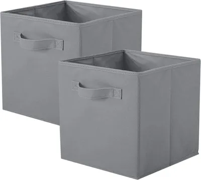 Produktbild von Aufbewahrungsboxen, faltbare Aufbewahrungswürfel aus Stoff und eine Aufbewahrungsschublade aus Stoff für den Kleiderschrank und zur Aufbewahrung von Spielzeug, 2 Stück