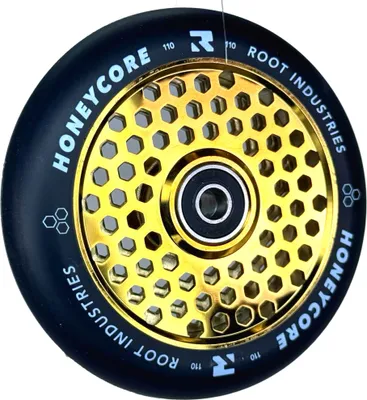 Produktbild von Root Industries Honeycore Stunt-Scooter Rolle 110mm Gold/PU Schwarz