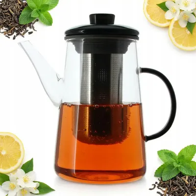 Produktbild von Sokomedica Glaskrug mit Teefilter Transparent 0,7L