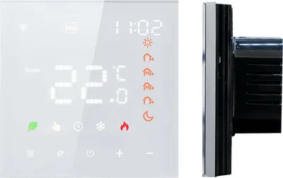 Obrázok produktu pre Inteligentný termostat 3A Digitálny programovateľný LCD dotykový displej Regulátor teploty podlahového vykurovania Inteligentná stena pre vodu pre vodu