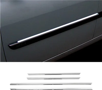 Produktbild von Seitentürleiste Türleisten Türschutzleiste für Renault Megane 2002-2009 Chrom 4x