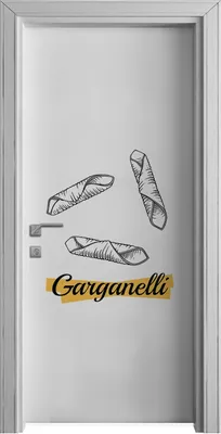 Produktbild von Tür Selbstklebende 90x210 cm Türfolie Türtapete Klebefolie - Italienische Nudeln Pasta