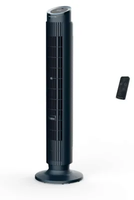 Produktbild von Rowenta Eole Silence Force VU7050, Haushaltsturmventilator, Dunkelblau, Flur, 20 dB, 2440 m³/h, 90°