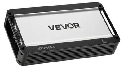 Productafbeelding van Auto Versterker 4-Kanaals Klasse D - 4 x 500 W Vermogen - Aluminiumlegering Zwart - Voor Sedans En SUV's
