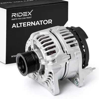 Produktbild von RIDEX 4G0008 Lichtmaschine Generator LiMa 90A 14V 12V für VW Golf IV Schrägheck (1J1) Golf V Schrägheck (1K1) POLO (9N) Passat Variant (3C5)