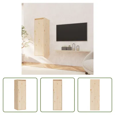 Immagine prodotto di The Living Store armadio a muro 30x30x100 cm in legno di pino massiccio