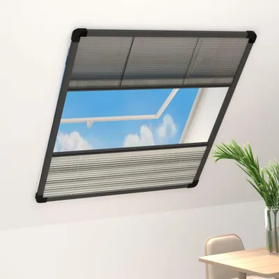 Immagine prodotto di Vidaxl Zanzariera Plissé mit Unterschlagung 80x100 cm Alluminio