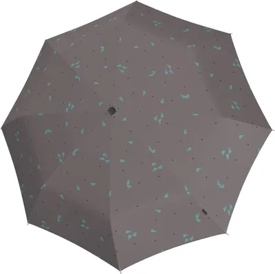 Produktbild von Knirps Taschenregenschirm Regenschirm A.050 Medium Manual 2Fly Stone grau