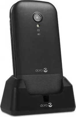 Produktbild von Doro 2404, Klappgehäuse, Single SIM, 0,3 MP, Bluetooth, 1000 mAh, Schwarz