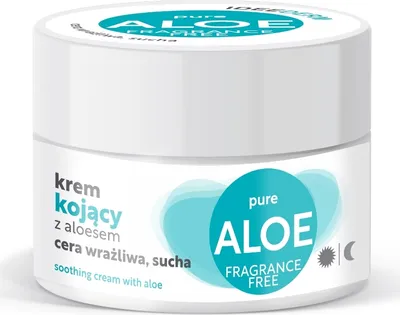 Produktbild von IDEEPHARM Beruhigende Gesichtscreme mit Aloe für empfindliche und trockene Haut 50 ml