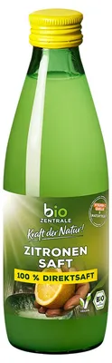 Obrázek produktu pro Organická citronová šťáva ovocná čerstvá kyselá jemná na zjemnění 250ml