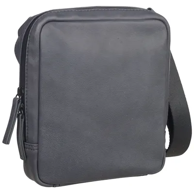 Produktbild von LEONHARD HEYDEN Leder Umhängetasche Den Haag Shoulder Bag Grey dunkelgrau