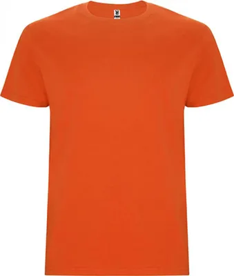 Produktbild von Roly CA6681 | Stafford T-Shirt - Doppellagiger Rundhalskragen - Farbe: Orange 31 - Größe: 3XL