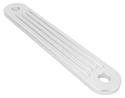 Image de Plaque de support de tableau arrière en aluminium, modèle TSP 2DP, dimensions 12 pouces x 2 pouces, épaisseur 3/8 de pouce, pour moteurs hors-bord, conçue pour les trous de fixation inférieurs