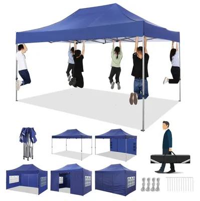 Produktbild von Partyzeltt – Outdoor-Zelt – Gartenüberdachung – Marktstandzelt – 3 x 4,5 Meter – Aluminiumgestell