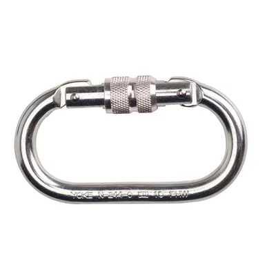 Produktbild von Karabiner mit Schraubverschluss - Silber
