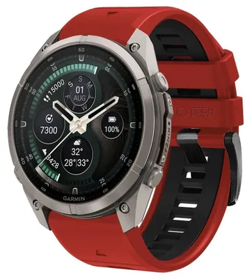 Immagine prodotto di Tech-Protect Iconband Pro per Garmin Fenix 5x / 5x Plus / 6x / 6x Pro / 7x / 8 / 8 Pro / 9 / 9 Pro, cinturino da 51 mm, colore rosso/nero