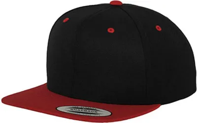 Produktbild von Urban Classics Classic Smapback 2-Tone Cap Herren Basecap Neon, Farbe: Black/Red