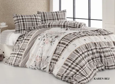 Produktbild von Bettwäsche Bettgarnitur Bettbezug Baumwolle Super Design 135 x 200 200 x 200, Größe:200 x 200 cm, Bettwäsche Design:Karen Bej