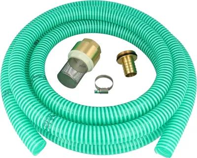 Produktbild von tecuro Saug- und Druckschlauch 1 Zoll (DN25) 10 mtr - mit Fußventil