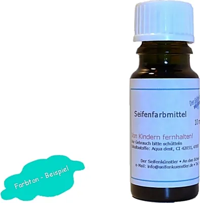 Produktbild von Türkis 10ml: flüssige, wasserlösliche Lebensmittel-Farbe