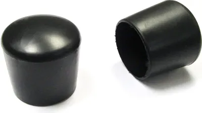 Produktbild von Ajile, 16 Stück, Schutzkappe aus Gummi für Rohraußen,Ø 25 mm, Schwarz, EVT125x16