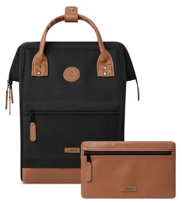Productafbeelding van CABAIA vrijetijdsrugzak rugzak met laptopvak Adventurer Essentials Backpack 18L Cologne zwart