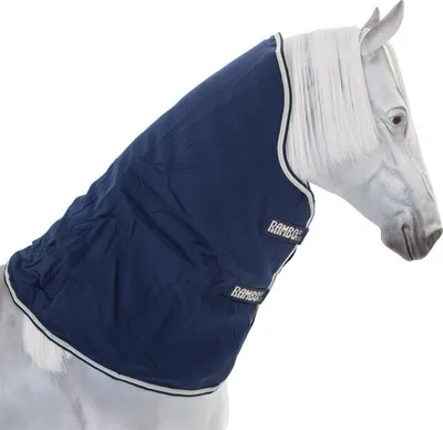 Produktbild von Horseware Rambo Optimo Stable Hood 200g - Navy/Beige