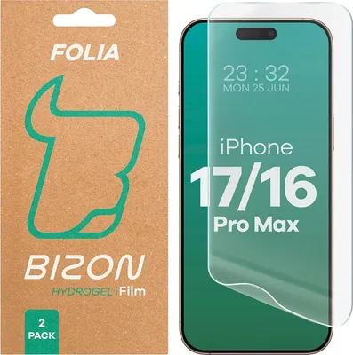 Produktbild von Bizon Glass Hydrogel Front Apple iPhone 16 Pro Max [2 PACK]