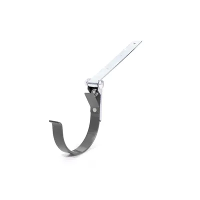 Produktbild von BRYZA Rinnenhaken aus Metall mit Gelenk Ø 150 mm, Anthrazit RAL 7021