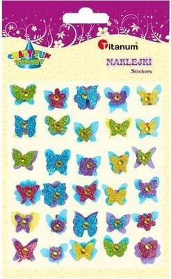 Immagine prodotto di Adesivi di carta 3D farfalle mix