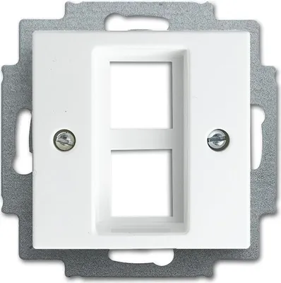 Produktbild von Busch-Jaeger 2561-02-914 Zentralscheibe, mit Tragring alpinweiß