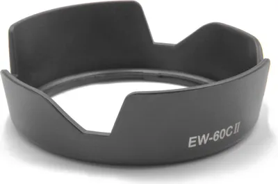 Produktbild von vhbw Gegenlichtblende kompatibel mit Canon EF-S 18-55mm f/3.5-5.6, EF 28-80mm f/3.5-5.6 II 58mm Objektiv, Schwarz, Kunststoff, tulpenförmig, 8,4 cm