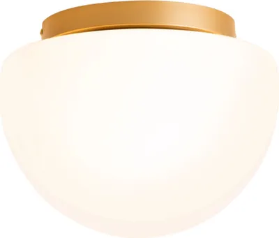 Obrázek produktu pro Skleněná zlatá kulatá půlkruhová stropní lampa 1xE27 60W Maytoni