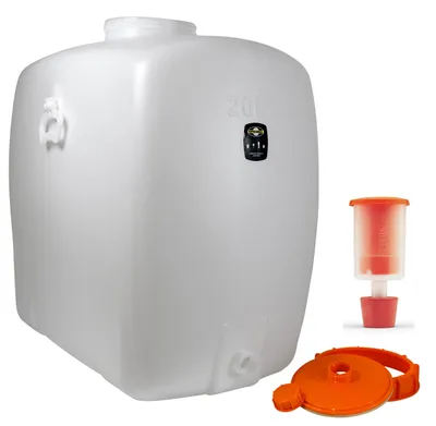 Produktbild von Speidel Getränkefass Kunststofffass Saftfass Oval 200 Liter incl. Gärspund