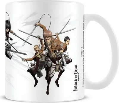 Produktbild von Attack on Titan - Kaffeebecher PM5042 (Einheitsgröße) (Weiß)